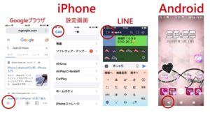 AndroidとiPhone-戻るボタンの違い